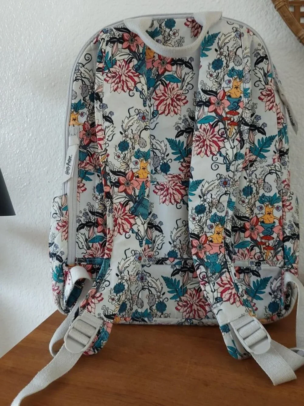 Harry Potter Vera Bradley backpack herbology with floral and botanical design fe